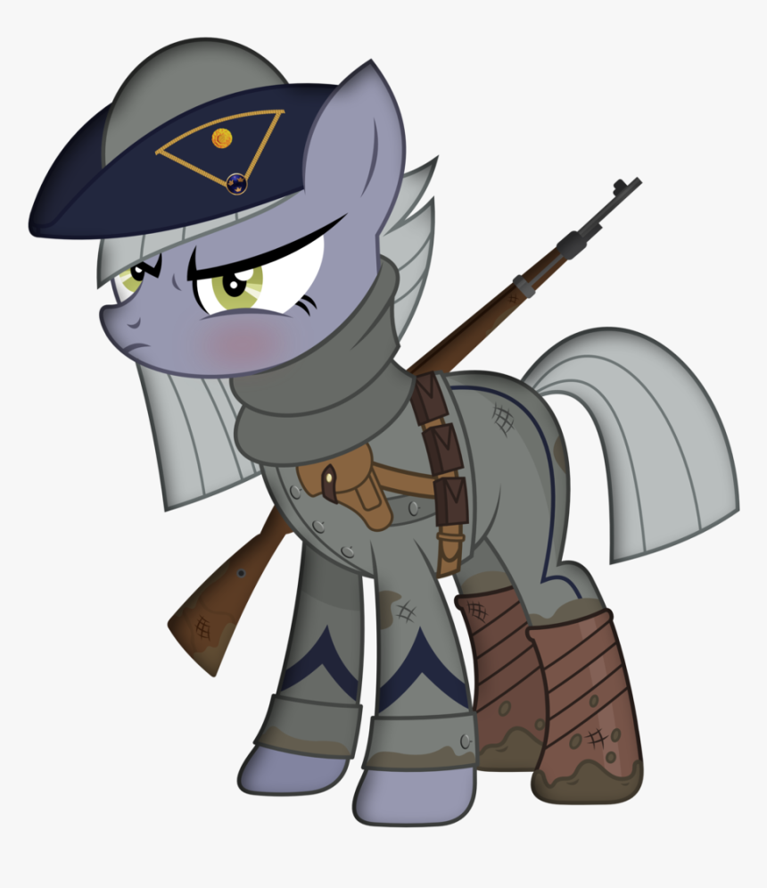 Brony Works, Blushing, Bolt Action Rifle, Boots, Clothes,, HD Png Download, Free Download