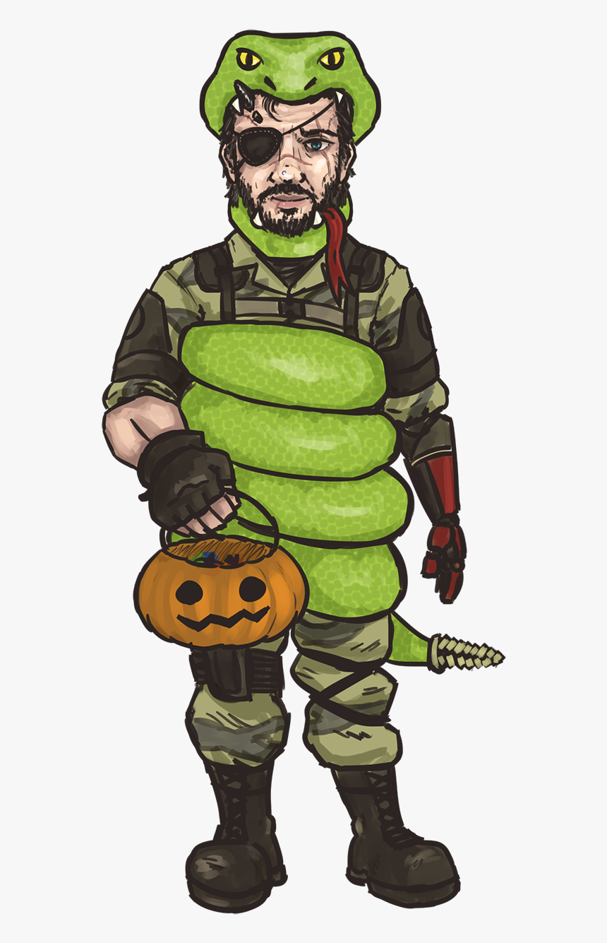 Venom Snake Dressed Up As Venomous Snake For Halloween, HD Png Download, Free Download