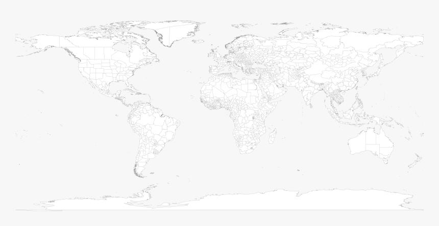 Blank World Map Png, Transparent Png, Free Download