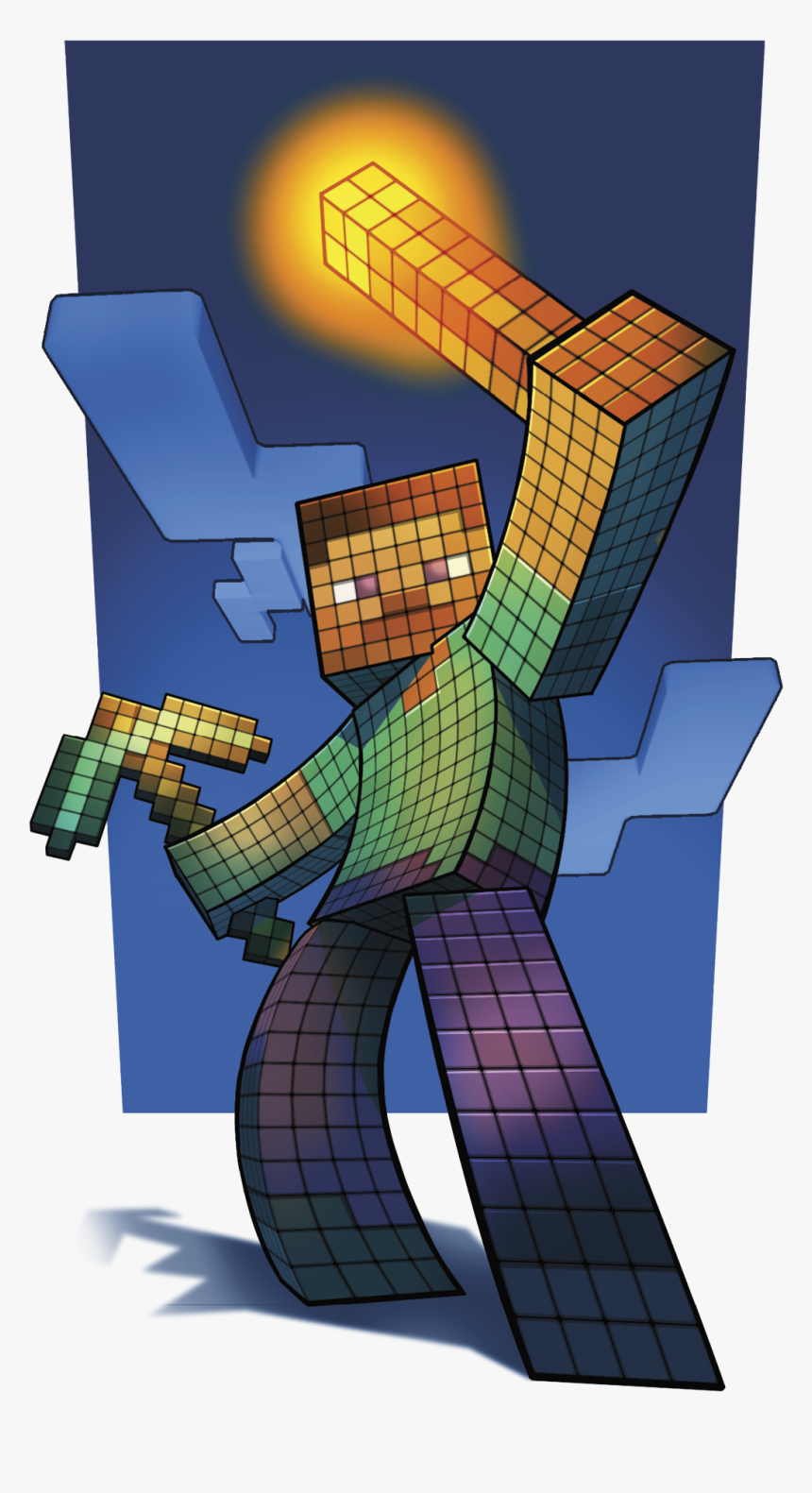 Minecraft Torch Png, Transparent Png, Free Download