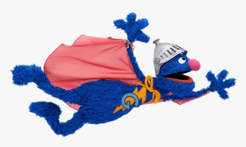 Sesame Street Grover Flying, HD Png Download, Free Download