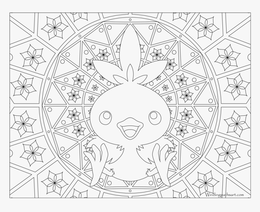Pokemon Coloring Pages For Kids Torchic Combusken And, HD Png Download, Free Download