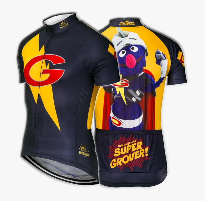 Super Grover Cycling Jersey, HD Png Download, Free Download