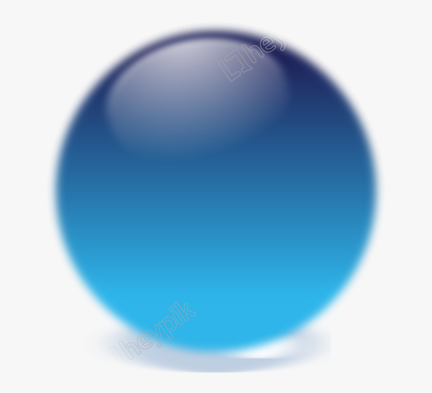 Blue Sphere Png, Transparent Png, Free Download