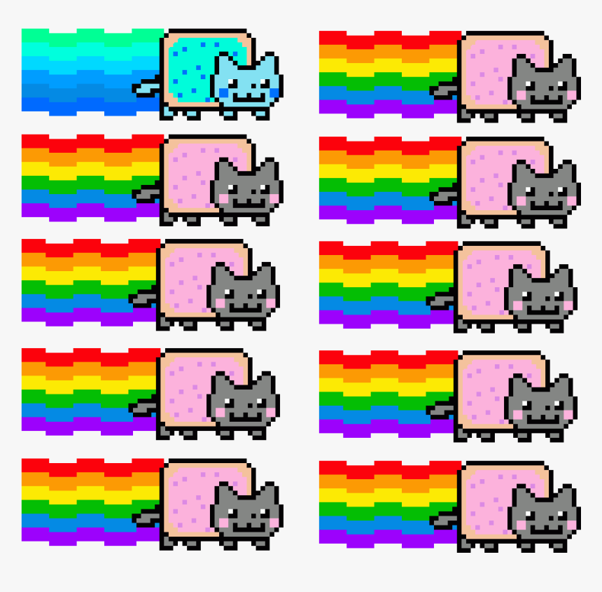 Nyan Cat Clipart Blueberry, HD Png Download, Free Download