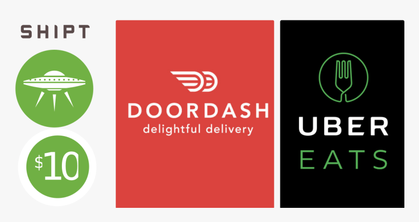 Get Free Deliveries On Doordash And Ubereats, HD Png Download, Free Download