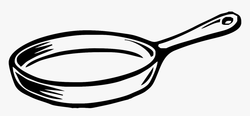 Download Cute Frying Pan Coloring Page Image Clipart Images, HD Png Download - kindpng