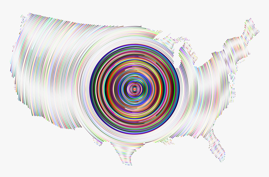 Prismatic United States Concentric Circles, HD Png Download, Free Download