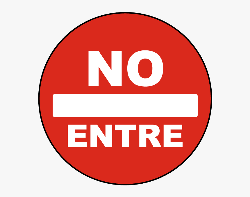 Spanish Do Not Enter Floor Sign, HD Png Download, Free Download