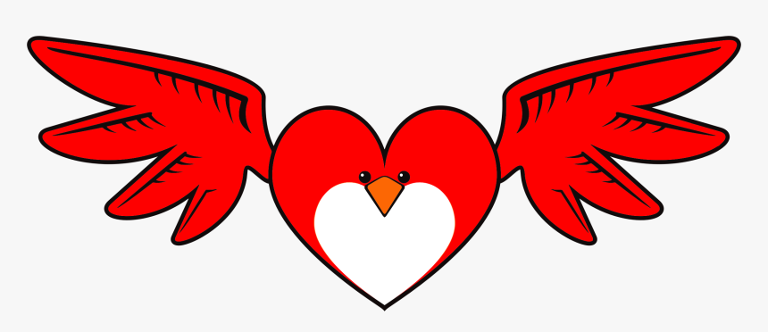 Heart Bird Clip Arts, HD Png Download, Free Download