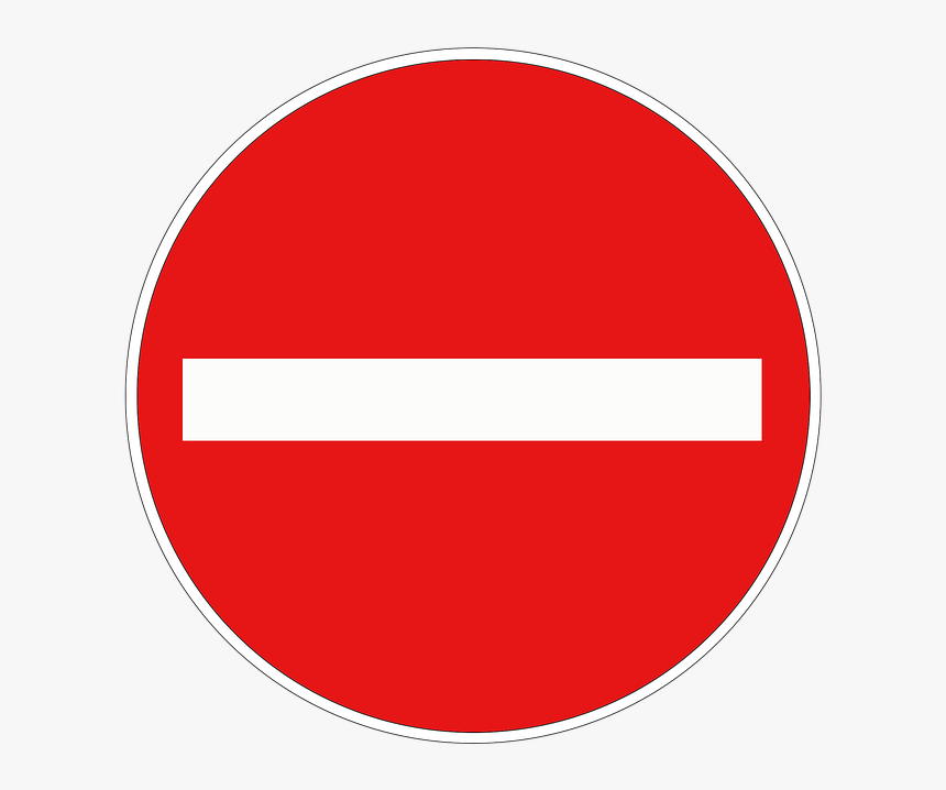 Road Sign, Traffic Sign, One Way Street, Ban, HD Png Download, Free Download