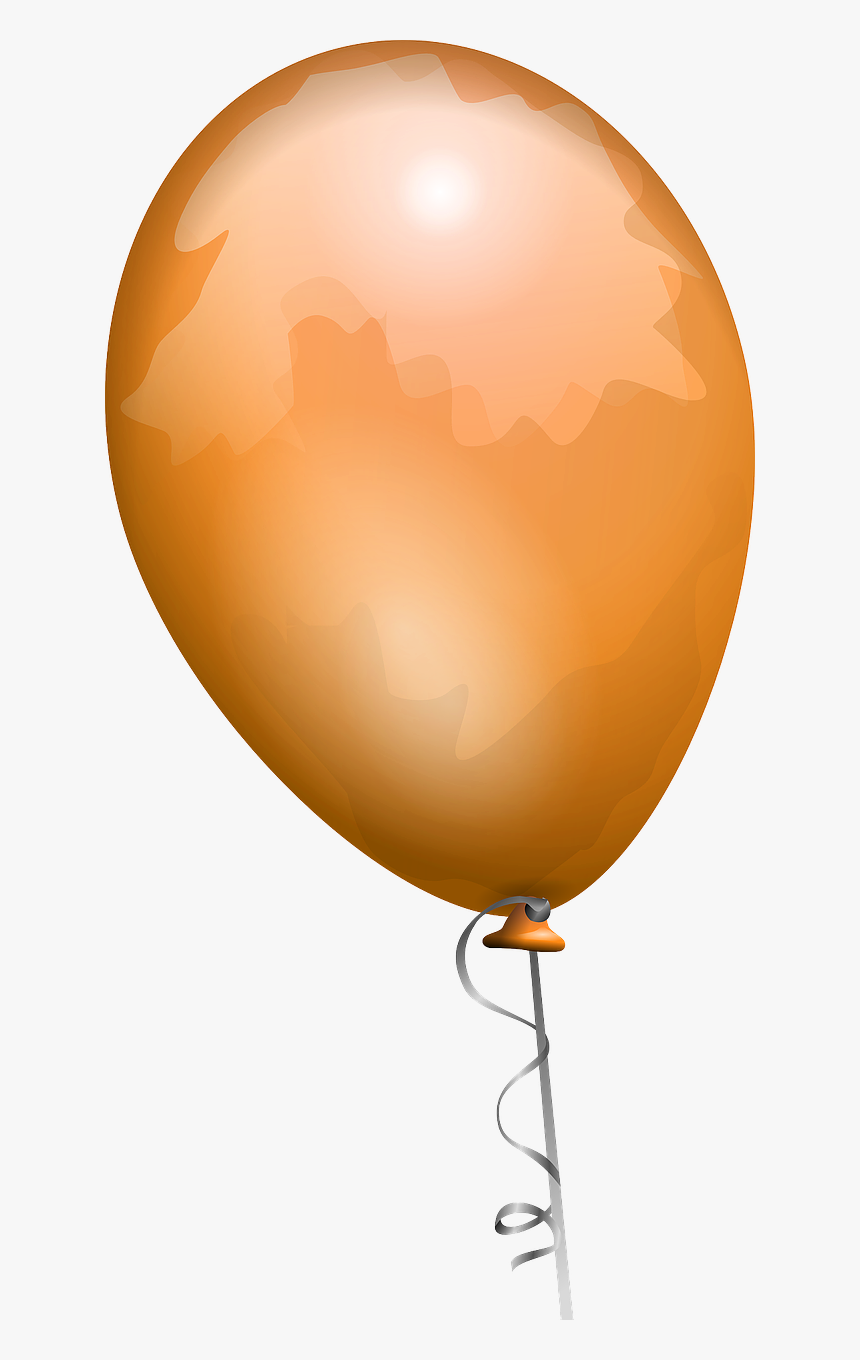 Transparent Orange Balloon Clipart, HD Png Download, Free Download