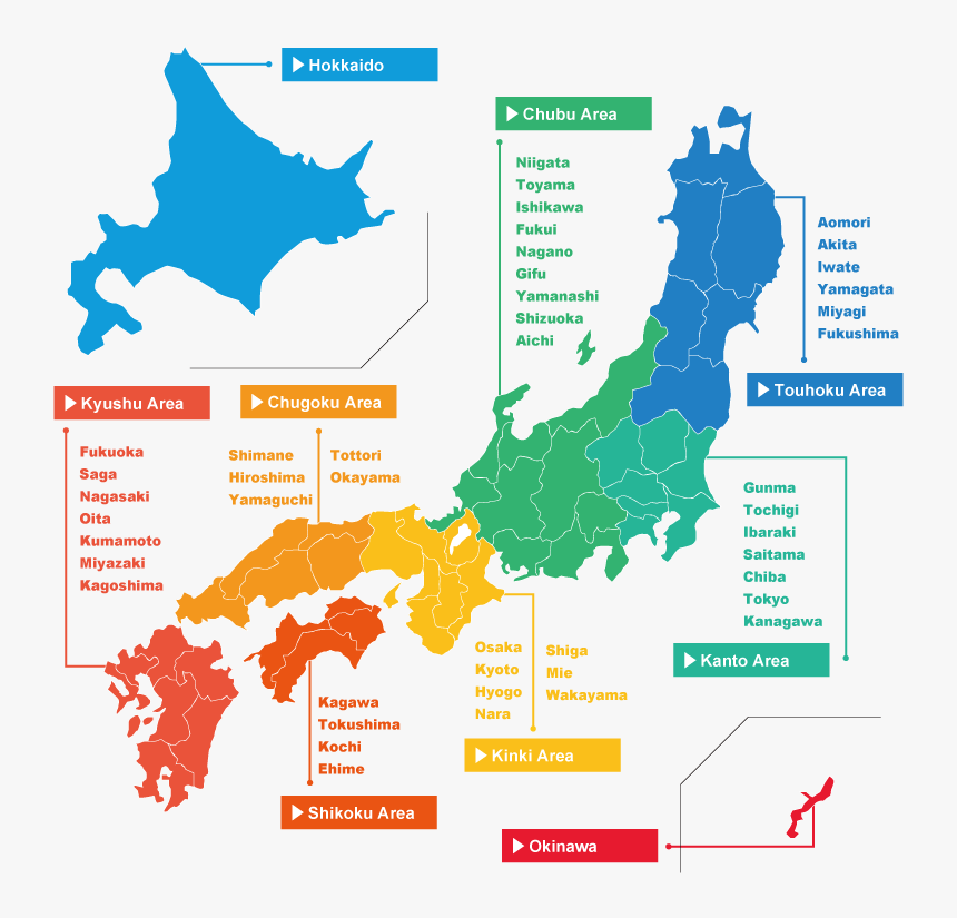 Japan Map Png, Transparent Png, Free Download