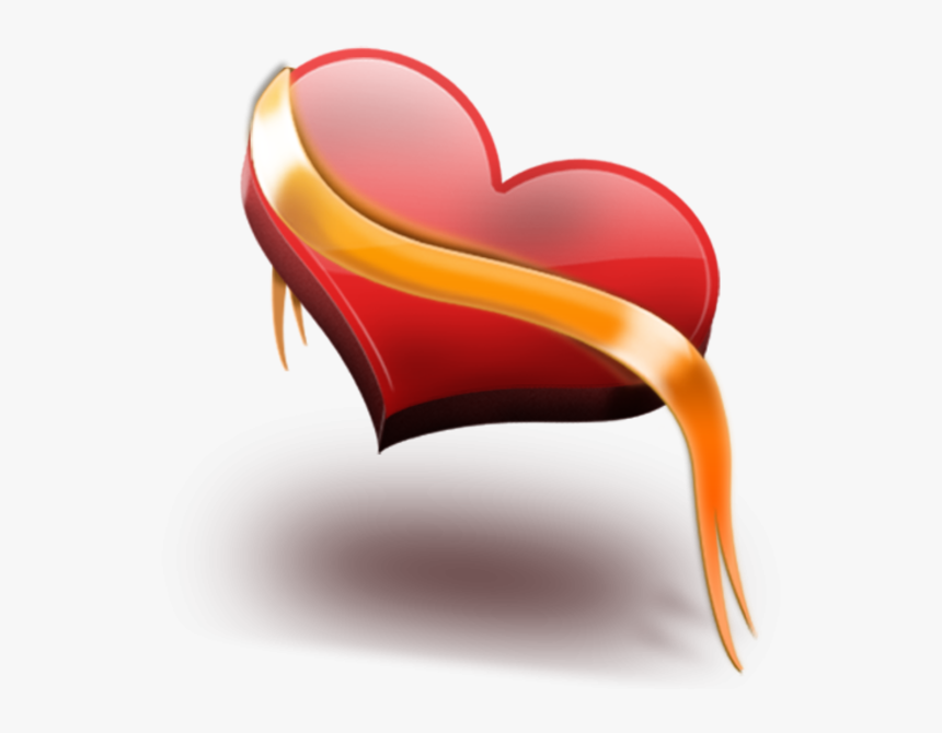 Png Love 3d Heart, Transparent Png, Free Download