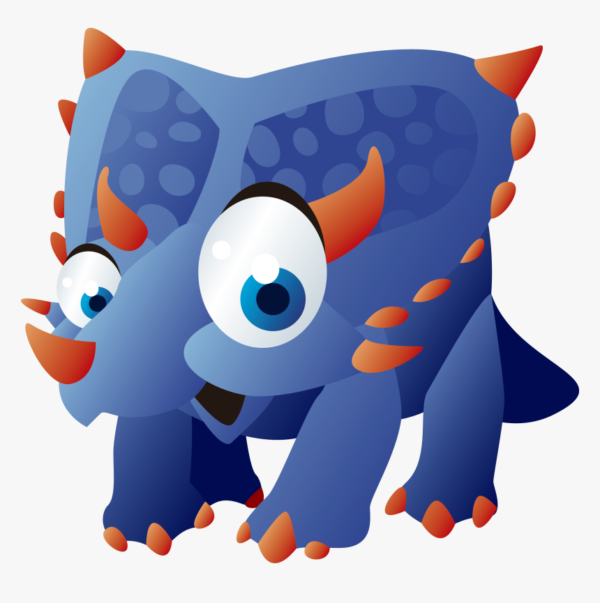 Stegosaurus Vector Blue, HD Png Download, Free Download
