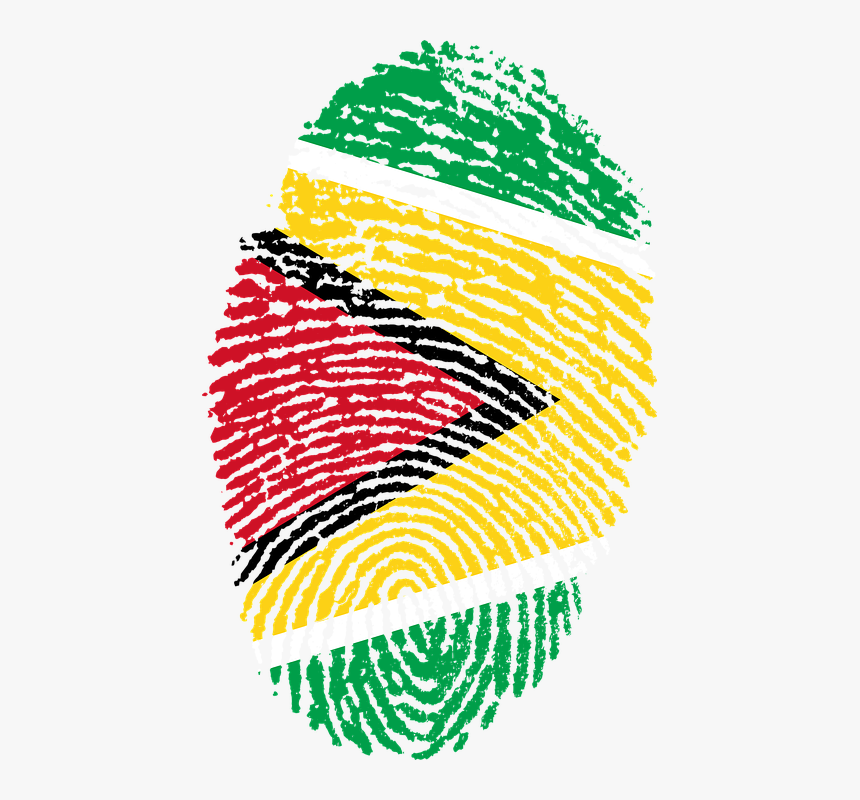 Guyana, Flag, Fingerprint, Country, Pride, Identity, HD Png Download, Free Download