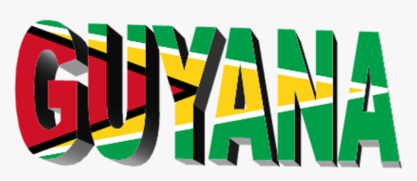 Guyana Text Flag Bg, HD Png Download, Free Download