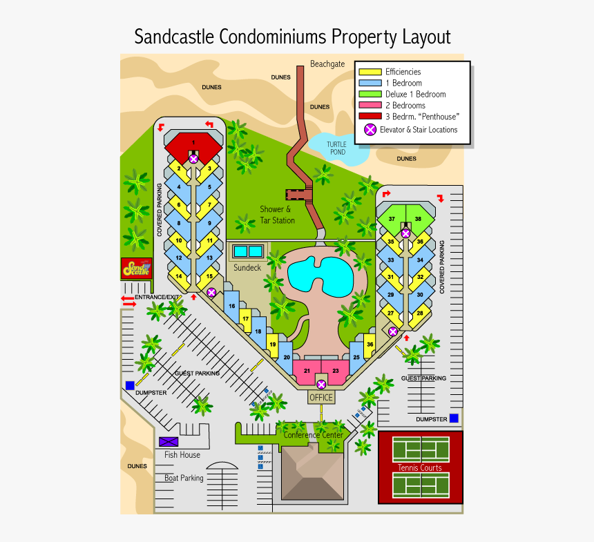 Sandcastle Property Map, HD Png Download, Free Download