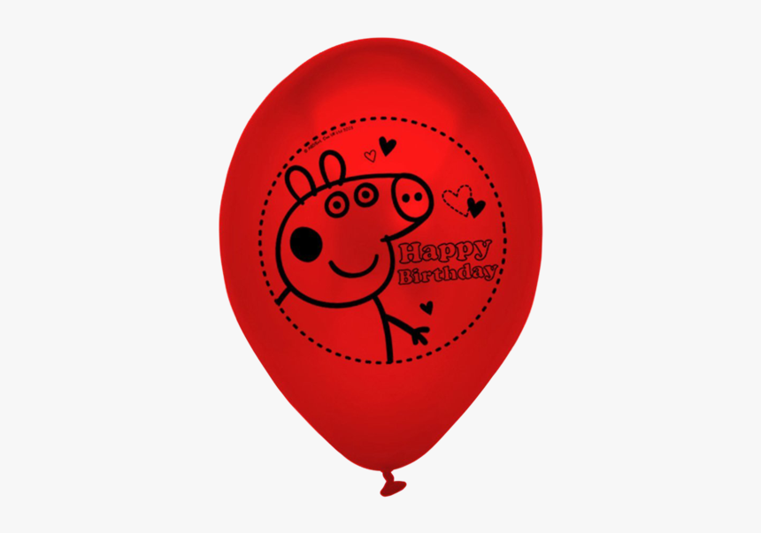 Peppa Pig Happy Birthday Party Printed Latex Balloons, HD Png Download, Free Download