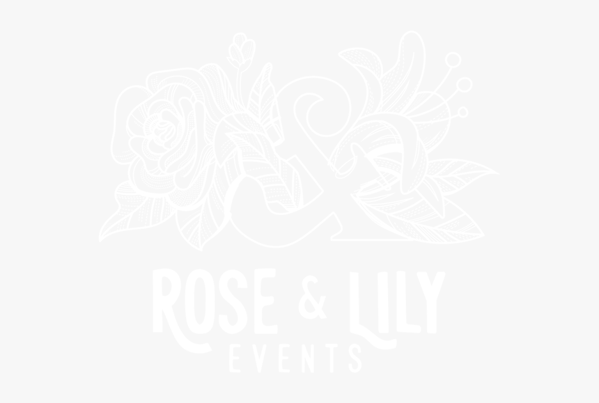 Roseandlily-whitelogo, HD Png Download, Free Download