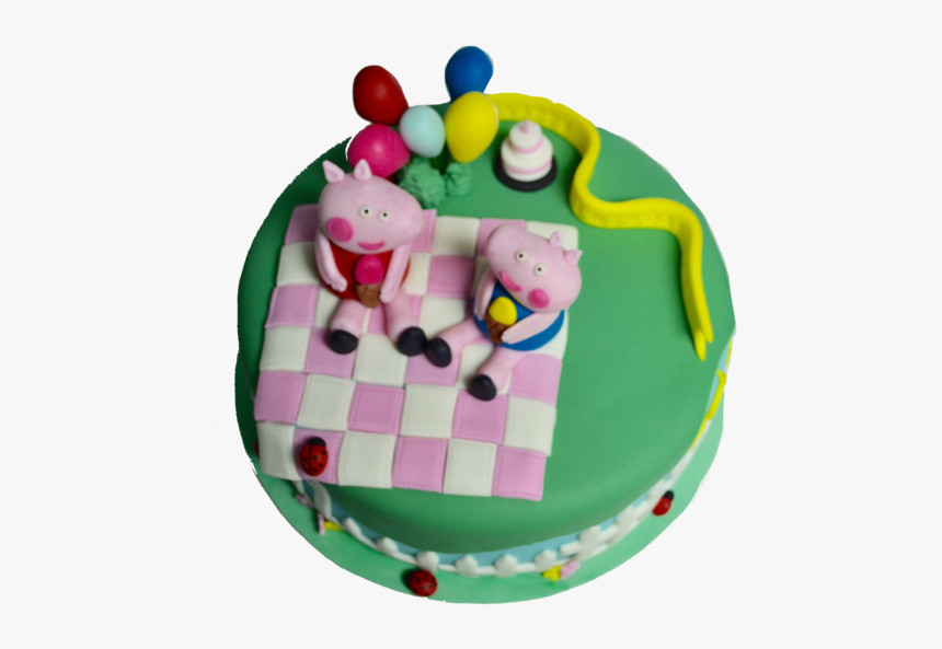 Peppa Pig Birthday Cake, Chocolate On Chocolate And, HD Png Download, Free Download