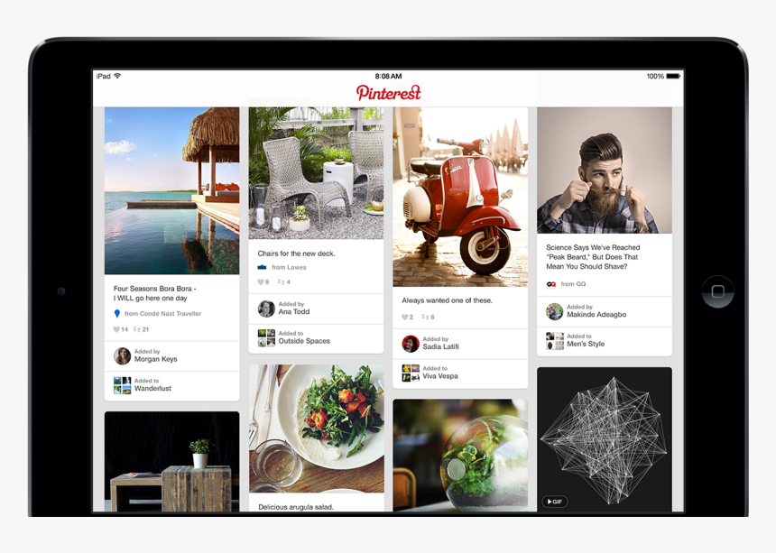 Pinterest For The Ipad - Promoted Pins, HD Png Download, Free Download