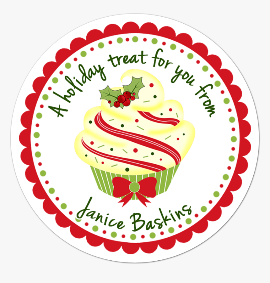Vanilla Cupcake Personalized Sticker - Gymnast Name Tag, HD Png Download, Free Download
