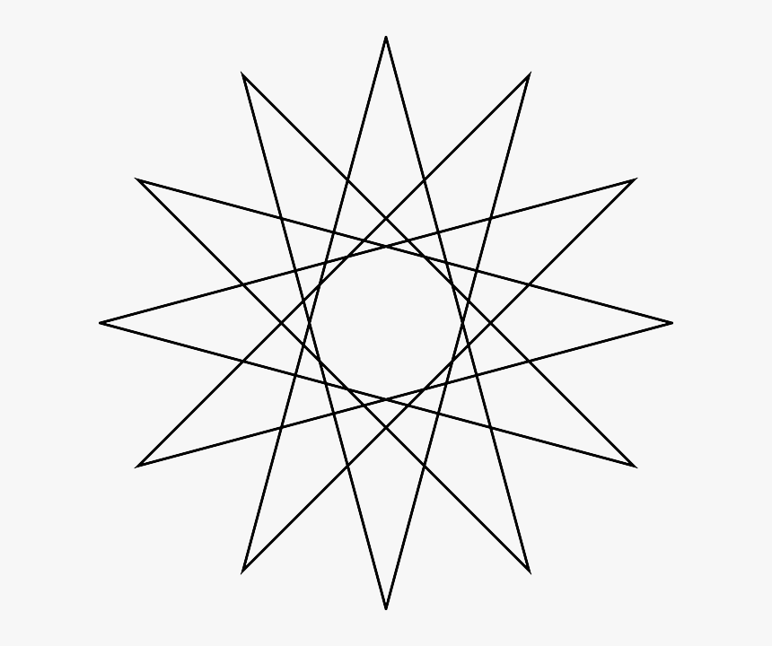 Black, Star, Shapes, Stars, Shape, Polygon, Geometry - Fourth Pentacle Of Mercury, HD Png Download, Free Download