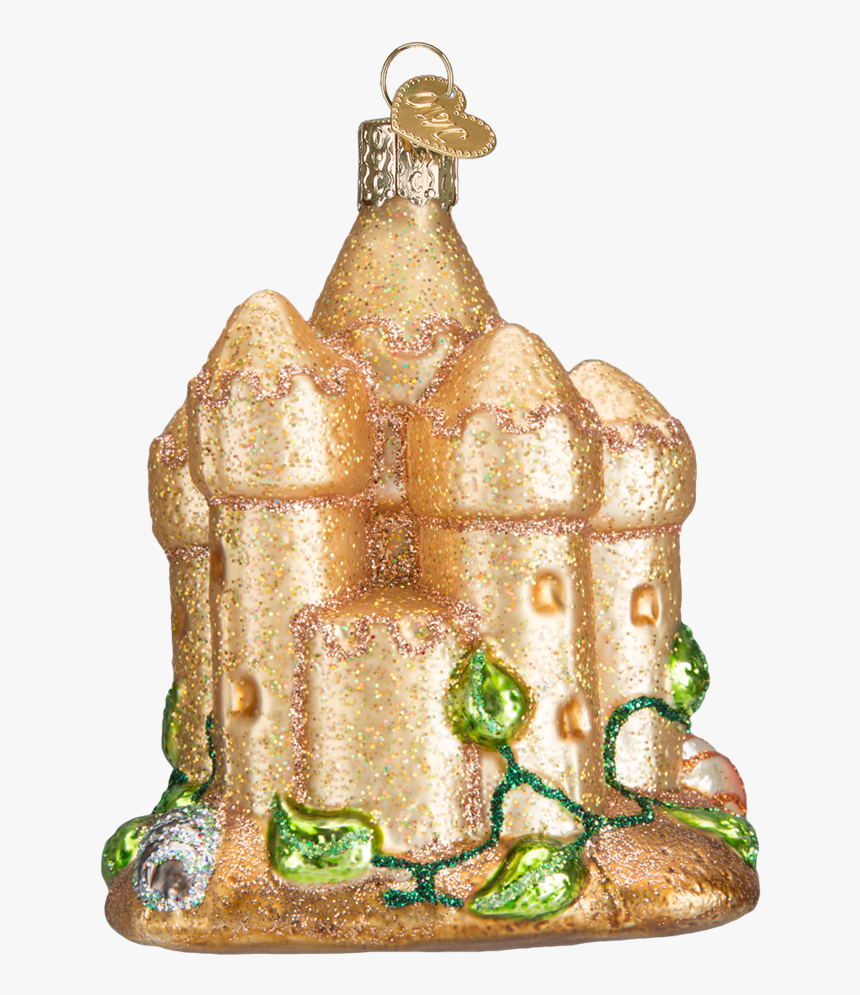 Glass Sand Castle Ornament - Figurine, HD Png Download, Free Download