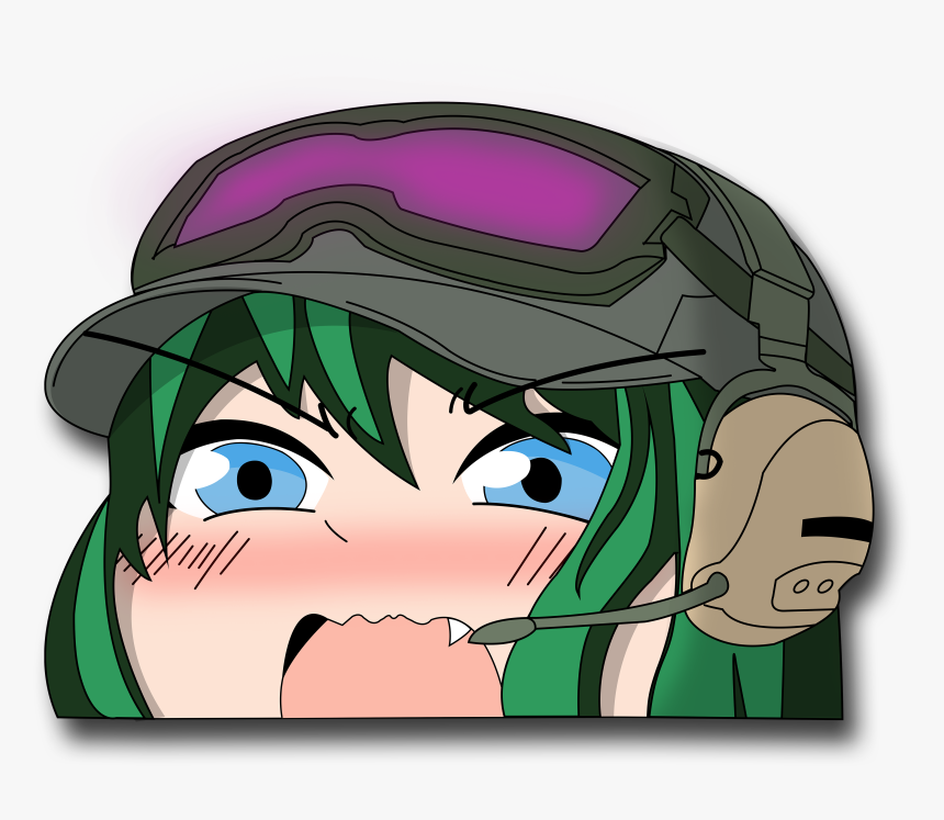 Cartoon , Png Download - Rainbow Six Siege Peeking Sticker, Transparent Png, Free Download