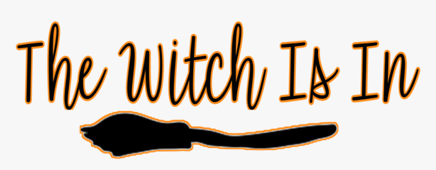 #halloween #witch #broom - Calligraphy, HD Png Download, Free Download