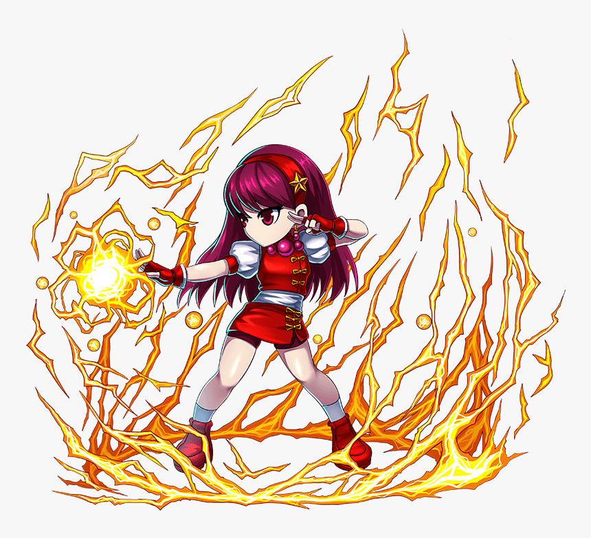 Athena Asamiya Brave Frontier Artwork2 - King Of Fighter Brave Frontier, HD Png Download, Free Download