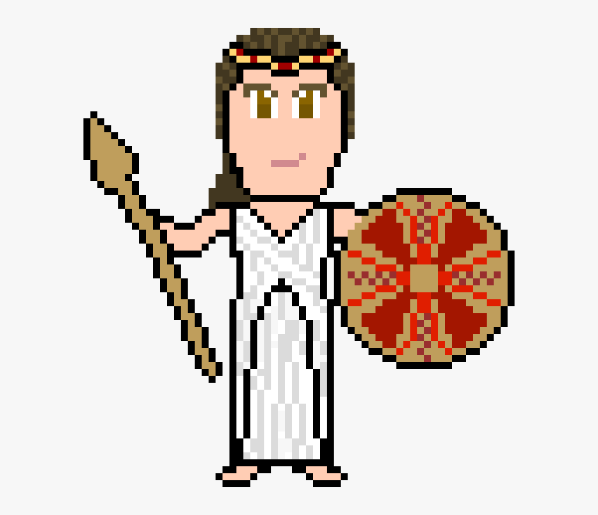 Pixel Art Athena - Athena Pixel Art, HD Png Download, Free Download