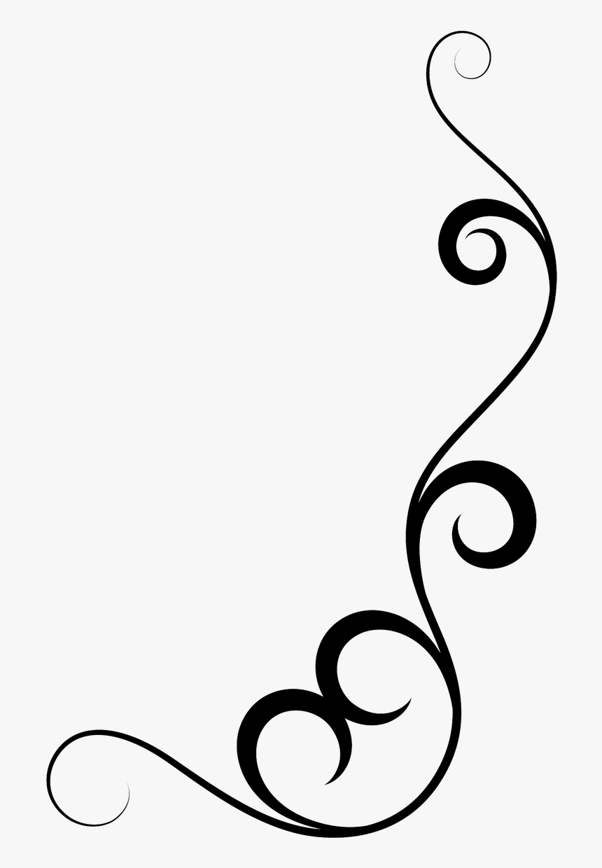 Transparent Corner Filigree Png - Corner Art Deco Border, Png Download, Free Download