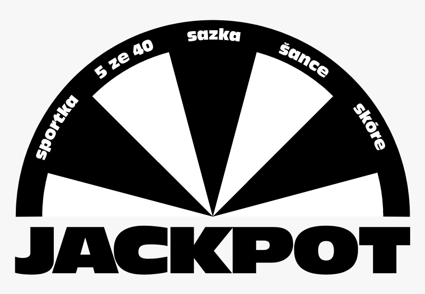 Jackpot Logo Black And White - Circle, HD Png Download, Free Download