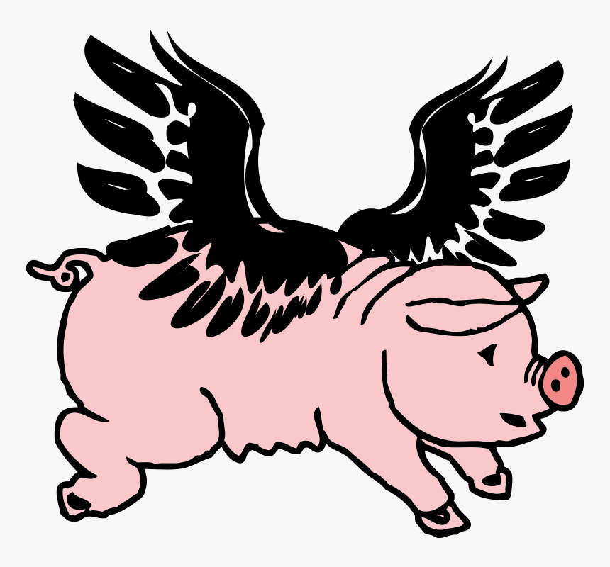 When Pigs Fly - Pig From The Gingerbread Man, HD Png Download, Free Download