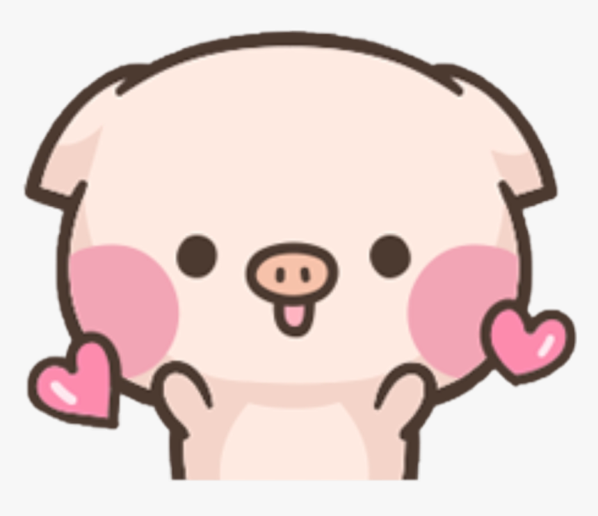 Transparent Cute Pig Png Cute Pig Stickers Png Download Kindpng