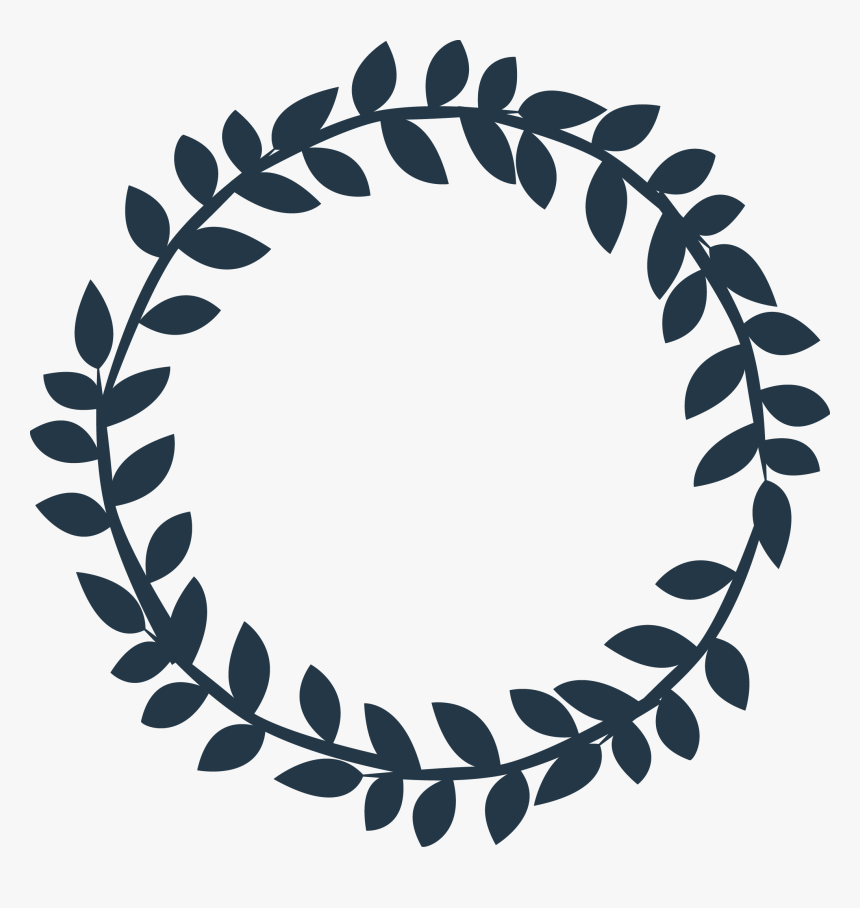 Clipart Circle With Leaves, HD Png Download, Free Download