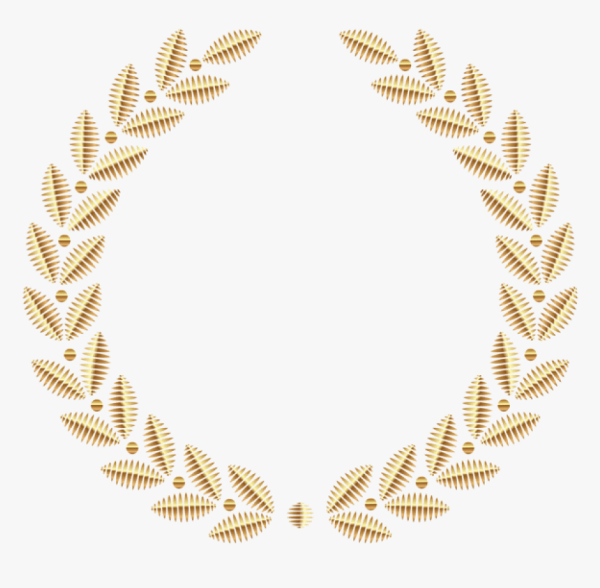 Free Png Golden Wreath Png Images Transparent - Round Shape Border Design, Png Download, Free Download