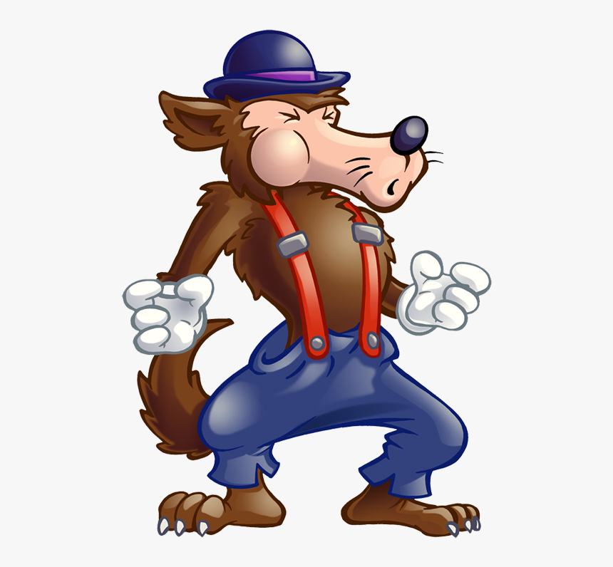 Big Bad Wolf Animale - Wolf From Three Little Pigs, HD Png Download, Free Download