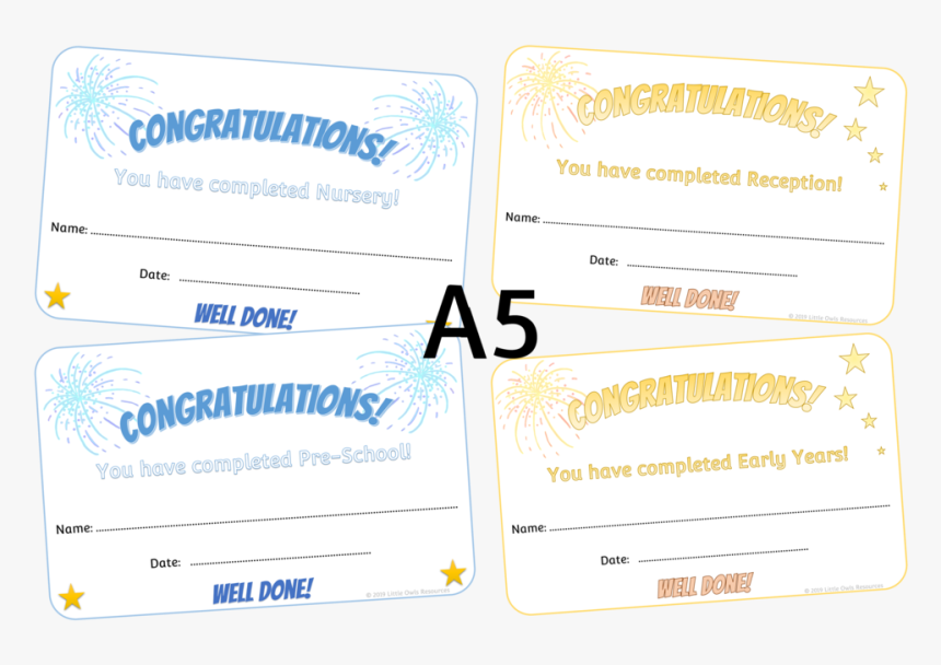 Completed Year Certificate Pack Cover - Ink, HD Png Download, Free Download