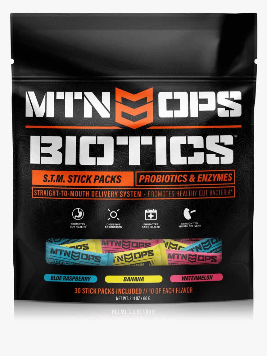 Biotics Stm Stick Packs - Mtn Ops, HD Png Download, Free Download