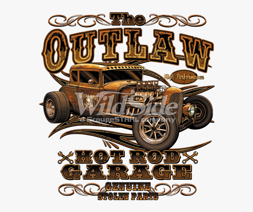 The Outlaw Hot Rod Garage Genuine Stolen Parts - Poster, HD Png Download, Free Download