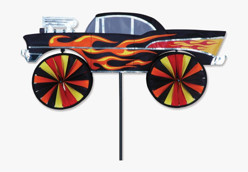 Image Of Hot Rod Spinner - Cars And Trucks Yard Wind Spinners, HD Png Download, Free Download