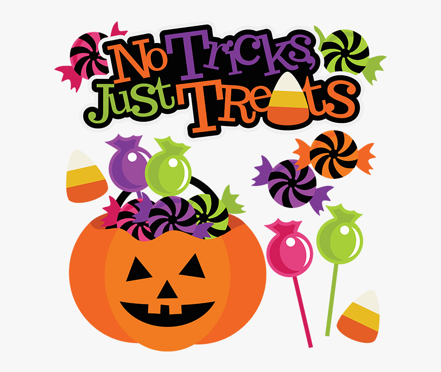 Halloween Clipart For Facebook - No Trick All Treat, HD Png Download, Free Download