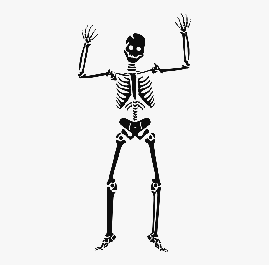 Halloween Skeleton Clipart, HD Png Download, Free Download