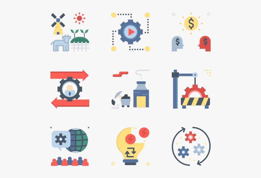 Transparent Industrial Revolution Icon, HD Png Download, Free Download