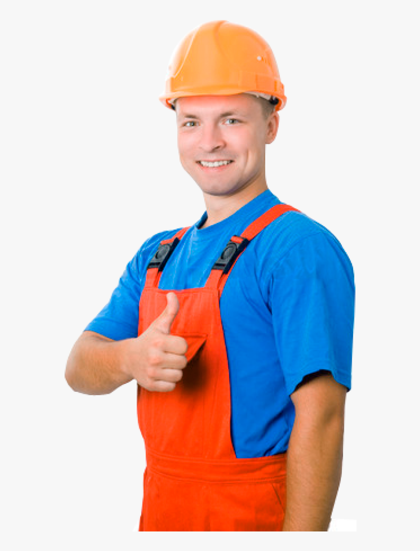 Industrial Worker Png Free Download - Builder Thumbs Up, Transparent Png, Free Download