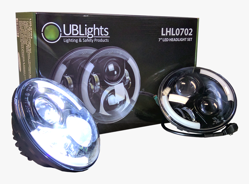 Lhl0702 Led Headlight W/half-halo - Headphones, HD Png Download, Free Download