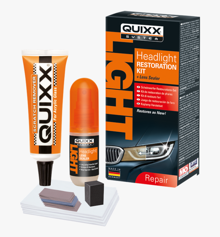 Quixx Headlight Restoration Kit, HD Png Download, Free Download